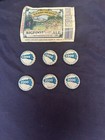 Lot Of 6 - Sierra Nevada Bigfoot Bottle Caps --  1999   2000  -- Mint
