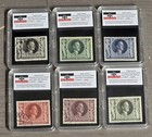 Third Reich Wwii Ww2 Nazi German Adolf Hitler 54th Birthday Nsdap Stamp Set 1943