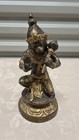 Vintage Indian Hindu Hanuman Sculpture 8in  Metal