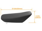 Black Tall Seat For Kawasaki Klx110 Klx110l Klx110r Klx110rl Drz110 2002-2024