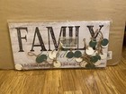 New Wooden Home Decor Family Birthday Plaque Hanger Wall Art  Cottage Farmhouse 