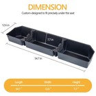 Underseat Storage Fits For Ford 17-24 F150 F250 F350 F450 4-door Crew Cab Pickup