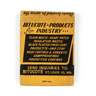 Bitucote Products St Louis Matchbook 1950s Missouri Emulsified Asphalt Art D1745