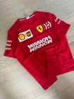 2019 F1 Scuderia Ferrari Charles Leclerc Formula One Team Shirt Size Large