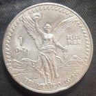 1991 Mo Mexico Silver Libertad Onza Type 2   Rare   Mintage Of 50k   Unc