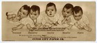 The Dionne Quintuplets Vintage Mid-1930s Ink Blotter Inter City Paper Co 