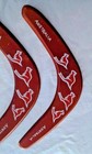 Lot Of 4 Handmade Australian Wood Boomerangs    stunning Craftsmanship