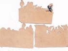 Antique Victorian Edwardian Die Cut Scrap Lot - Sleeping Beauty Crows Fairytale