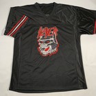 Slayer Disciple  81 Laughing Skull Football Jersey Mens 3xl  fits Xl 