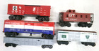  5  O Gauge Lionel Train Cars  lot 3849 