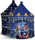 Kids Moon Castle Tent   Lights  Children s Play House  41  X 53   Blue