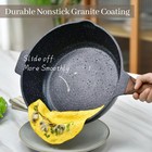 Deep Frying Pan Nonstick Cookware Set 5 5 Q Granite Skillet With Lid Spatula