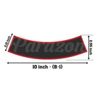 Custom Embroidered Bottom Rocker Sew On Patch Motorcycle Biker Badge 10   b -1 