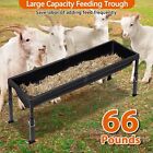 Livestock Water Trough  39  Long Livestock Feeding Trough With Adjustable Stand 