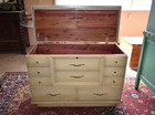 1950 s Lane Cedar Chest Blonde Mcm Hope Blanket Chest Trunk-lock Removed