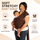 Baby Wrap Carrier Newborn Infant Sling Stretchy Cotton Nursing Ergonomic Comfort