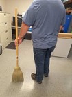 2- Boardwalk   Warehouse Brooms Corn Fiber Bristles 56  Overall Length Bwk932c