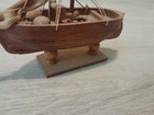 Vintage Wooden Sailboat 5 5  X 5  Replica