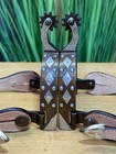 Ladies Silver Mounted Western Show Spurs W Light Oil Leather Straps