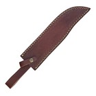 Handmade Brown Leather Replacement Sheath Scabbard 8 Inch Fixed Blade Knife Us
