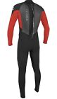 New O neill Reactor-2 3 2mm Full Body Mens Black red  Wetsuit Size Large Short