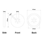 Male Flat Chastity Device Metal Negative Chastity Cage Penis Restraint Cb Lock