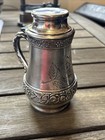 Antique Creamer Pitcher Osborn   Co Quadruple Silver Plate Initialed