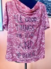 Shari Elf Original Printed Shirt Blouse- All Things Good Are Wild And Free