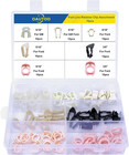 Oautoo 70pcs Fuel Line Retainer Clip Assortment For Ford Gm