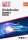 Bitdefender Family Pack - 3 Years 15 Devices   Free Daily Vpn