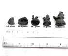 Antique Burmese Opium Weights Set 5 Bronze Bird Elephant Miniature Weights  Lot8