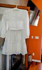 Dorissa Ii Vintage Girls Party Dress Size 8 Cream  Lace