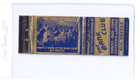 The Bank Club - 1937 Gaming Matchcover  picture Of Bar Interior   Ely  Nevada