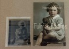 Rare 1930s Vtg 5x8 Beautiful Hand Colored Tinted Photo   Negative Child Portrait
