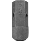 Titan Attachments Replacement Auger Bit Repair Hub 2  Female Hex  5 8  And 3 4 