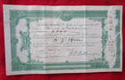 Wallace  Id  - Western Union Mining Company - Stock Certificate - 1921