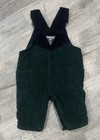 Childrens Oshkosh Colorblock Corduroy Overalls  Size 3 Mths