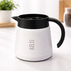 Hario Insulated V60 White Coffee Server 02 600 Ml 30791 Pour Over Carafe Japan