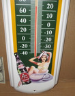 Golden Cola - Sun Drop Pretty Girl In A Coffee Cup Big Thermometer Sign Few Made