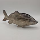 Vintage Silver Plated Italian Carp Koi  Shaped Napkin Menu Paper Holder