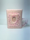 Pink Flannel Stars Photo Album - Holds 100 4x6 Photos - Handmade