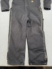 Berne Insulated Coveralls Mens Ls Black Canvas Outdoor Workwear Vintage Read
