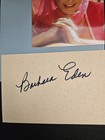 Barbara Eden Autograph   Two Photos