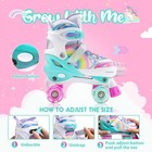 Adjustable Roller Skates For Kids With Light Up Wheels For Girls And Boys-small