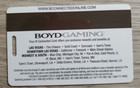 Boyd Las Vegas Casino B Connected Emerald Slot Card