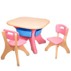Kidzilla 3pcs Children Activity Table W  Chair Art Table Detachable Storage