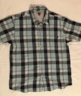 O   neill Men   s Short Sleeve Button Down Shirt Size Large Plaid