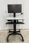 Ergotron Workfit-c Single Hd Sit Stand Workstation  great Condition   