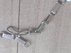 Sterling Silver 925 Floral Station Necklace Choker Chunky 16  Taxco Mexico
