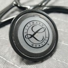 Vintage 3m Littmann Cardiology Stethoscope 27  All Black C13l10481 Made In Usa 